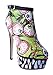 Iron Fist Womens Timmy Chew Graphic Platform Booties