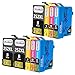 Office World 2 Sets+1 BK Replacement for Epson 252 Ink Cartridge Compatible with Epson Wf 3640 Wf 3630 Wf 3620 Wf 7610 Wf 7620 Wf 7110