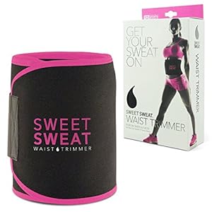 Sweet Sweat Premium Waist Trimmer for Men & Women. Includes Free Sample of Sweet Sweat Workout Enhancer!, Large: 9