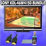 Sony Bravia W-Series KDL-46W4150 46in. 1080P LCD HDTV + Accessory Kit