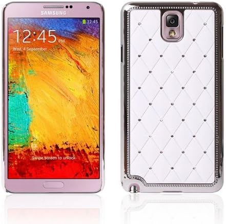 Raydes SAMSUNG Galaxy NOTE3 Back Cover Case - Starlight Series Hard Shell Back Cover Case - Ultra Slim, Lightweight, Premium PC Material, Hard Shell Back Case Cover - for SAMSUNG Galaxy NOTE3 (2013) SM-N900 N9000 N9002 N9005 N9010 - White