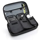 USA GEAR Radar Detector Travel Case with Protective Hard Shell for Escort , Whistler , Cobra , Beltronics & More Laser / Radar Detectors for your vehicle