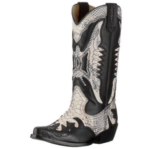 Kentucky Western 1325-01, Damen Stiefel, schwarz/hell, (negro, marmol), EU 40