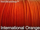 550 Paracord - International Orange 100Ft