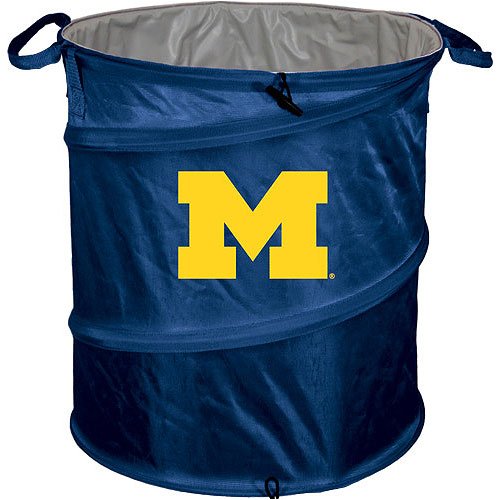 Michigan Wolverines Logo Collapsible Trash Can Cooler