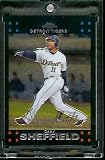 2007 Topps Chrome #64 Gary Sheffield Detroit Tigers Baseball Card - Mint Condition - Shipped In Protective Display Case !