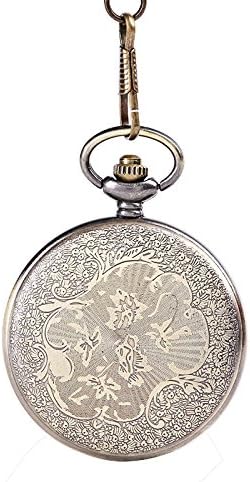 Happy Buy Star® Classical Antique Style Big Size Rough Chain Superman Returns Bronzed Alloy Pocket Watch W/chain Pendant Necklace Good Gift!