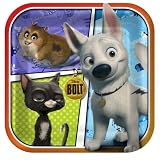 Disneys Bolt 7" Square Dessert Plates (8 count) Child
