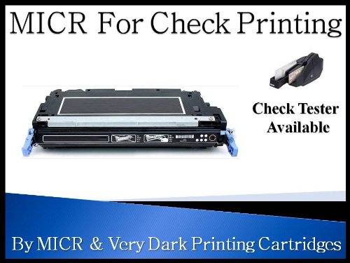 Canon LBP-5360 111 CTG111 MICR Toner Cartridge for Check Printing 6K CNM1660B001AA (Use Color Printer to Design and Print Your Own Checks.) by MICR & Very Dark Print Cartridges.