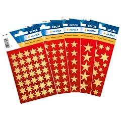 Herma 15500 Weihnachtsetiketten 423 St�ck sterne Gold