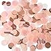 TecUnite Rose Gold Pink Confetti Tissue Paper Table Confetti, 1.76 oz