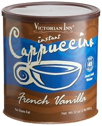 Victorian Inn Instant Cappuccino, French Vanilla, 32-Ounce Canisters (Pack of 3)