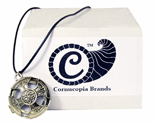 Celtic Cross Knot Aromatherapy Essential Oil Diffuser Necklace Locket Pendant Necklace