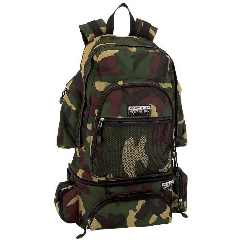 Extreme Pak Invisible Pattern Water Repellent Heavy-Duty Camo BackpackB002BUFUT8