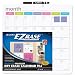 Cra-Z-Art Dry Erase Calendar Board Tile, Contemporary Basic Frameless Magnetic with Marker and Two Magnets, 14 x 14 Inches (12177)