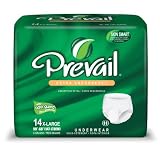 Prevail Protective Underwear, Extra Large, 14 Underwear (Pack of 4)