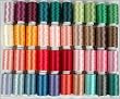 Polyester Embroidery Thread Set - 40 Spools (500 meter spools 40 wt.) - Set C Vivid Colors