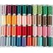Polyester Embroidery Thread Set - 40 Spools (500 meter spools/40 wt.) - Set C Vivid Colors