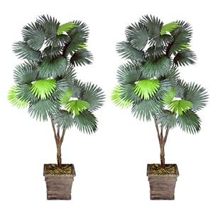 Three 6 Triple Head Artificial Trees