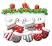 Mitten Family of 9 Personalized Christmas Tree Ornament by Polar X