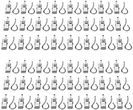 Ikea - Riktig Curtain Ring with Clip, Stainless Steel (24)