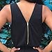 Weixinbuy Women's V Neck Clubwear Casual Romper Jumpsuit Pants Party Dress L Black