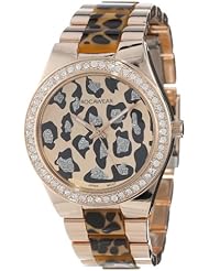 Rocawear Womens RL0123RG1-729 Stylish Bracelet Enamel Bezel Watch