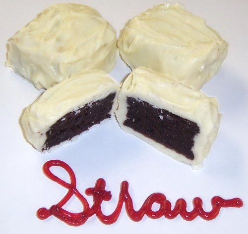 Scott's Cakes Chocolate Strawberry White Chocolate Covered