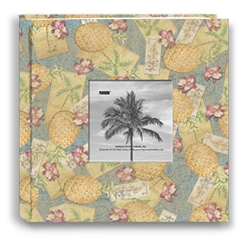 Pioneer Photo Albums 200-Pocket Palm Trees Design Fabric Frame Cover Photo Album for 4 by 6-Inch Prints