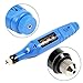 Queentools Professional Finger Toe Nail Polishing Tools Care Electric Manicure Pedicure Kit Electric Nail Art File Cord Powered (Blue)