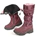 Kinder Outdoor-Boots, SLAM TEX Klima Membrane, Reissverschluss, burgundy-pink