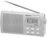 Sony ICF-M410V Portable FM/AM/TV/Weather Radio with Sleep/Turn-on Timer