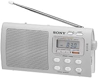 Sony ICF-M410V Portable FM/AM/TV/Weather Radio with Sleep/Turn-on Timer