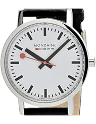Mondaine Womens A672.30351.11SBB Simply Elegant Leather Band Watch