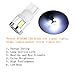 LLCJ 2 x Super Bright 5730 6-SMD 194 168 175 2825 W5W T10 LED Bulbs For Signal Lights,Trunk Lights,Parking Lights,Xenon White
