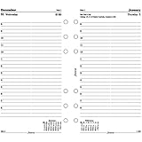 Filofax Day per Page Refill for 2015 Personal Size Yearly Calendar, White (C68441-15)