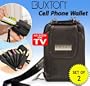BUXTON GENUINE LEATHER CELL PHONE WALLET (SET OF 2!)