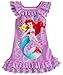 Disney Store Ariel BIg Girls' Purple Ruffles Nightgown