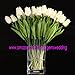 20pcs Tulip Flower Latex Real Touch for Wedding Décor Flower KC451