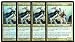 Magic the Gathering Alara Reborn KNIGHT OF NEW ALARA Foil Tournament Cards X4