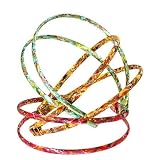 L.Erickson Bucol Double Skinny 1/4 Headband - Kaleidoscope 100% Silk Charmeuse