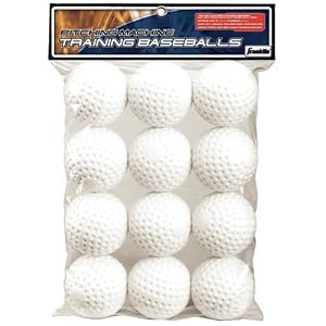Click here to buy Franklin Sports 1998 Dimple Training Balls.