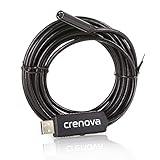 Crenova USB内視鏡チューブカメラ 200万解像度・8.5mmレンズ・IP67防水・６灯搭載（5m）