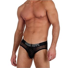 Sky Brief see through mesh men's bikini underwear by Gregg Homme