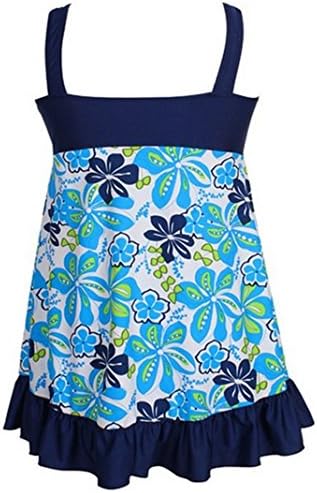 Tragarse Women Plus Size New Arrival One Pieces Vintage Swimsuit (US Size S-XL) (XL, Blue)