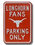 Authentic Street Signs Texas Longhorns Fans Parking Sign