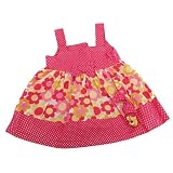 Baby Girl Flower Design Dress, Pants & Headband Baby Clothing Set