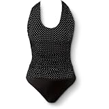 Miraclesuit Utopia Pin-Dot One-Piece Swimsuit, Black/White 20W Women's Plus