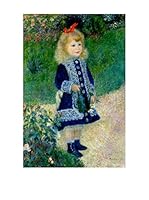 Especial Arte Lienzo A Girl with a Watering Can Multicolor