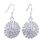 Ball Sterling Silver Earrings 925 Dangle